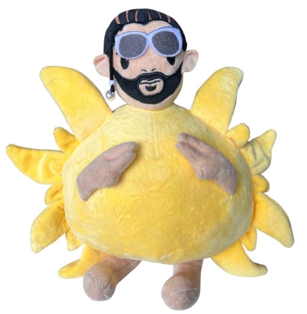 Bad Bunny "El Sol" Sun Costume Stuffed Animal Plushie by Eric Frags